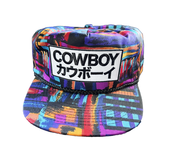 Cowboy Hat Japan Vintage Deadstock 80s Paintbrush Cap