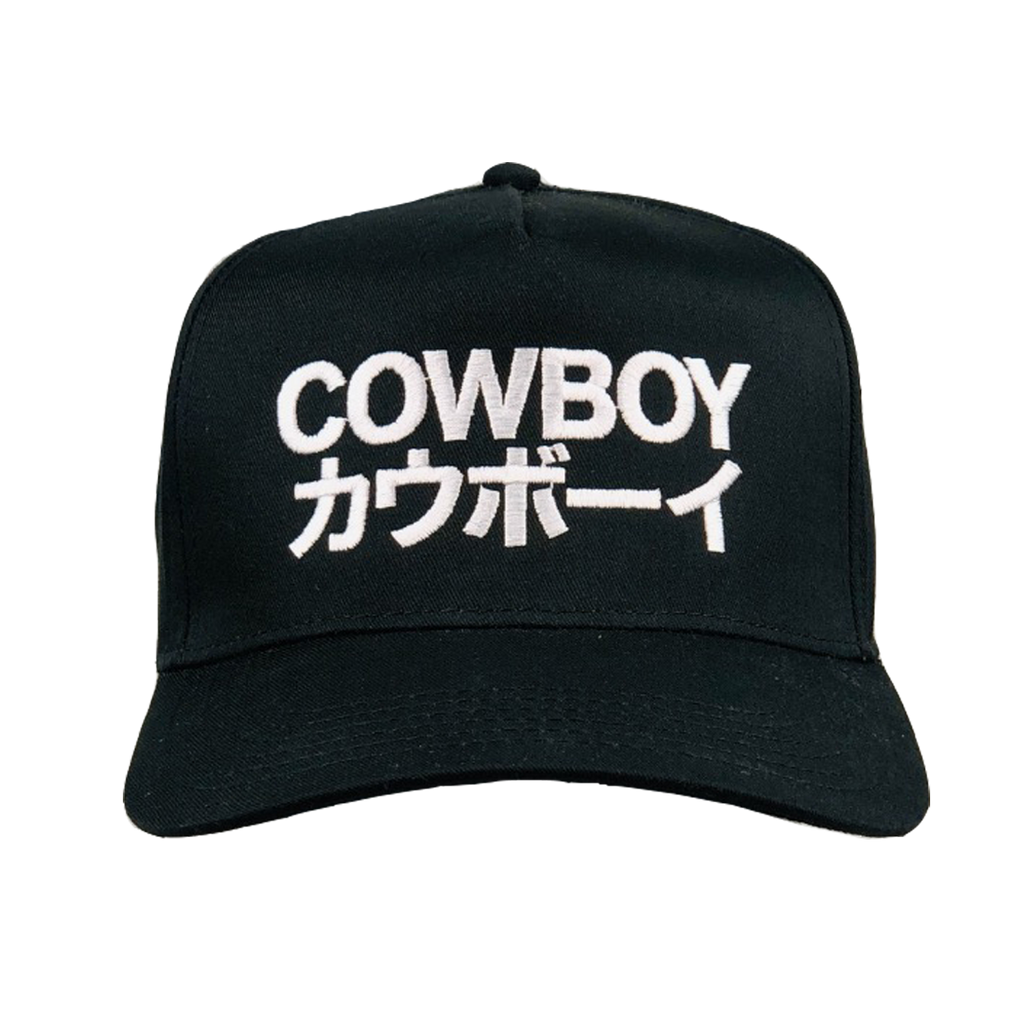 COWBOY HAT JAPAN Black Snapback Cap PRE-SALE