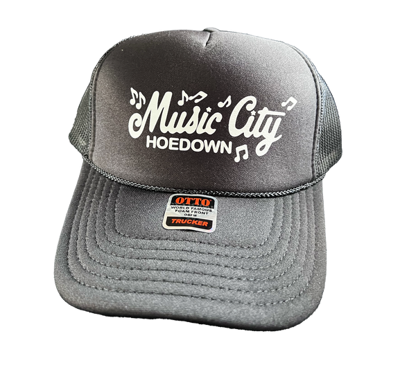 Music City Hoedown Black Trucker Cap