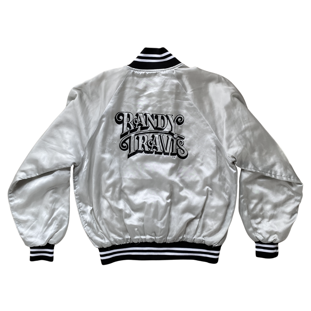Randy Travis Rare Silver Tour Jacket Size L