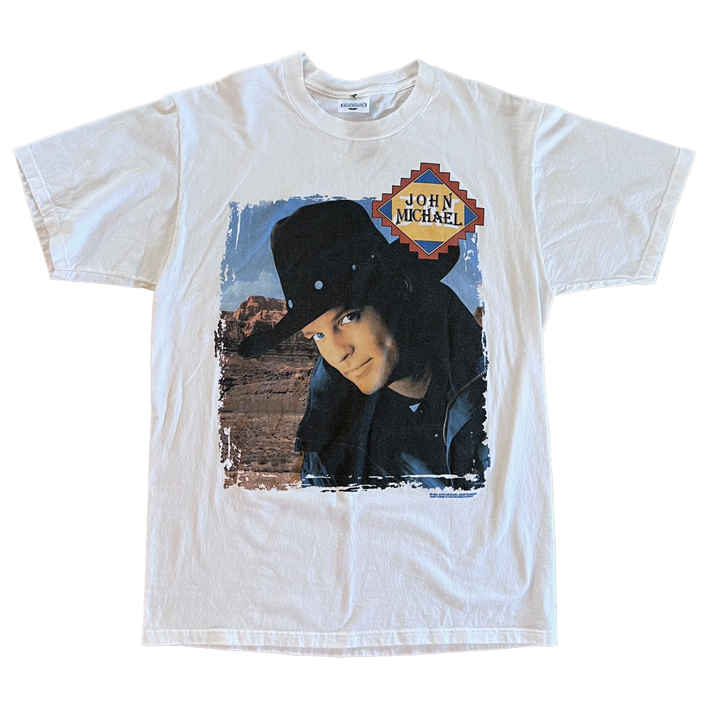 John Michael Montgomery 1994 Tour White Tee Size L