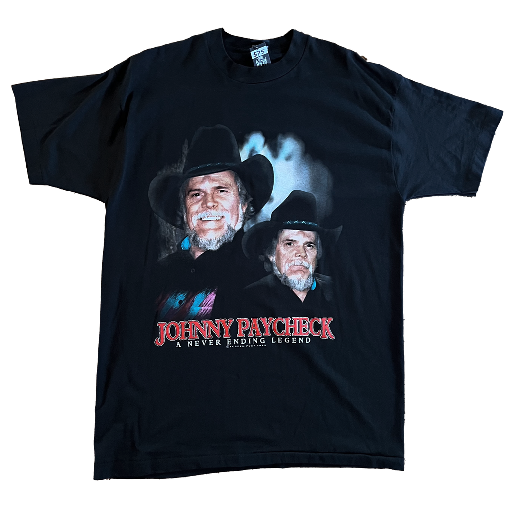 Johnny Paycheck Deadstock 1996 Tour Tee Size XL
