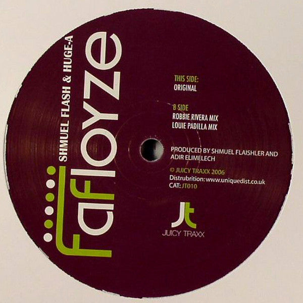 Shmuel Flash & Huge-A : Fafloyze (12")