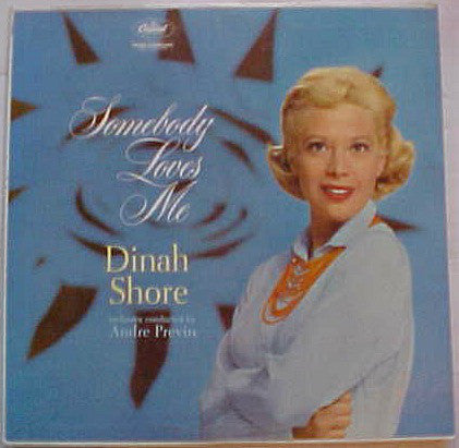 Dinah Shore, André Previn And His Orchestra : Somebody Loves Me (LP, Album, Mono)