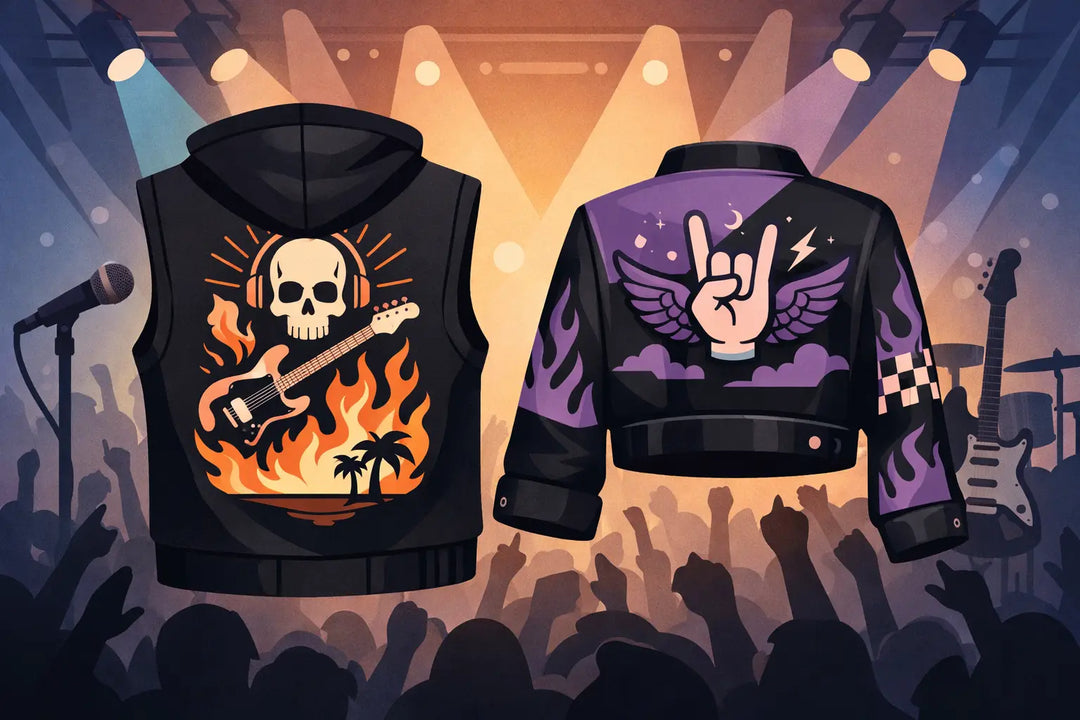 Graphic Apparel for Live Music, No Boring Tees