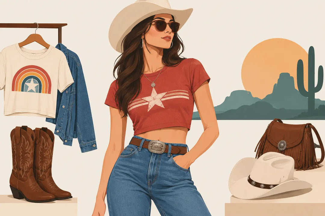 How to Style Vintage Crop Tops With Texas Swagger