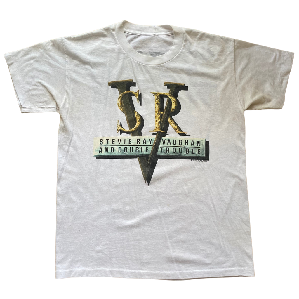Stevie Ray Vaughan And Double Trouble 1989 Tee M – Vinyl Ranch Stevie Ray Vaughan And Double Trouble 1989 Tee M – Vinyl Ranch