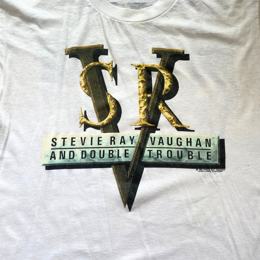 Stevie Ray Vaughan And Double Trouble 1989 Tee M – Vinyl Ranch Stevie Ray Vaughan And Double Trouble 1989 Tee M – Vinyl Ranch
