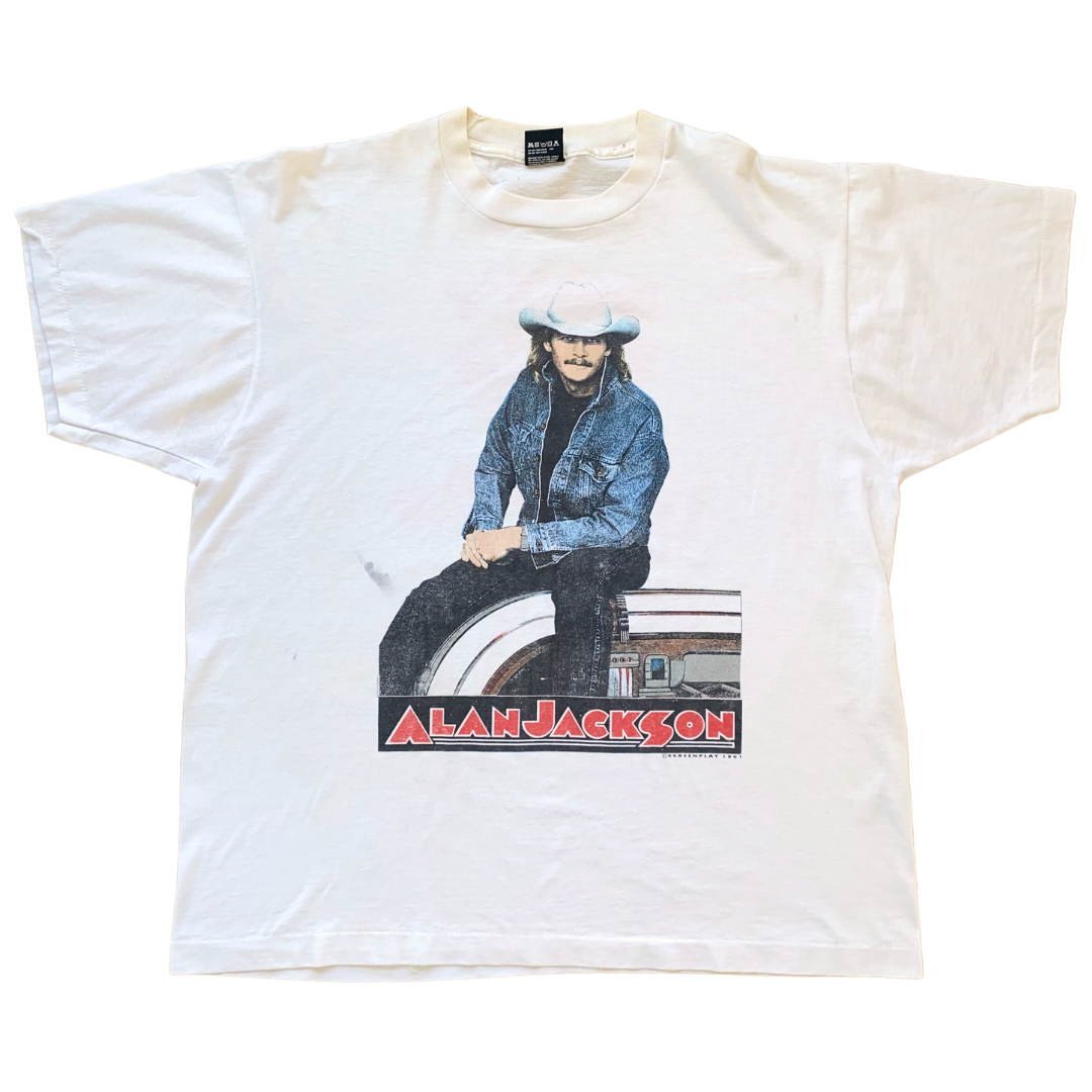 Alan Jackson Don't Rock The Jukebox Tee Size XL – Vinyl Ranch