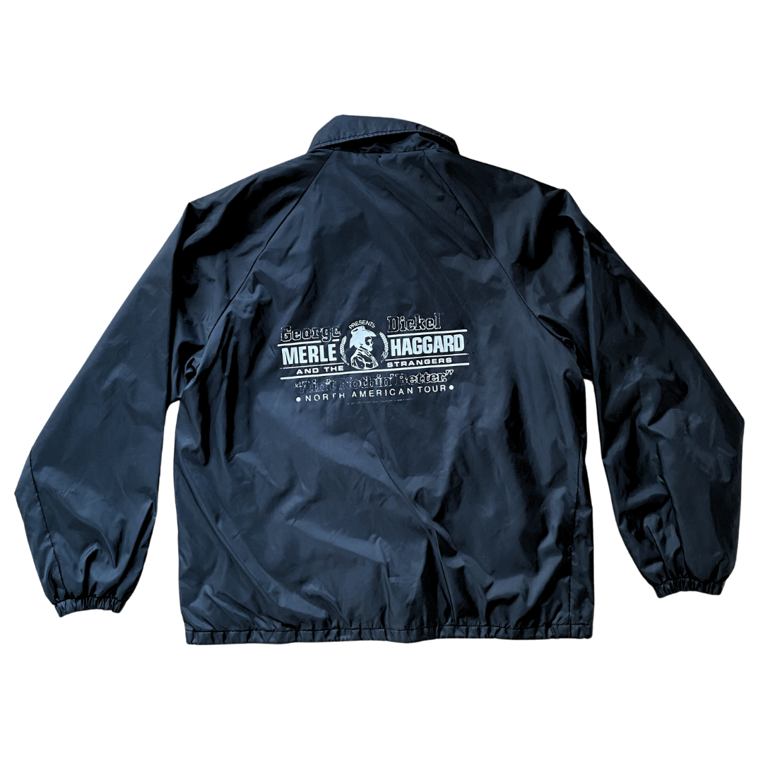 Merle Haggard 1987 Tour Jacket Size L – Vinyl Ranch
