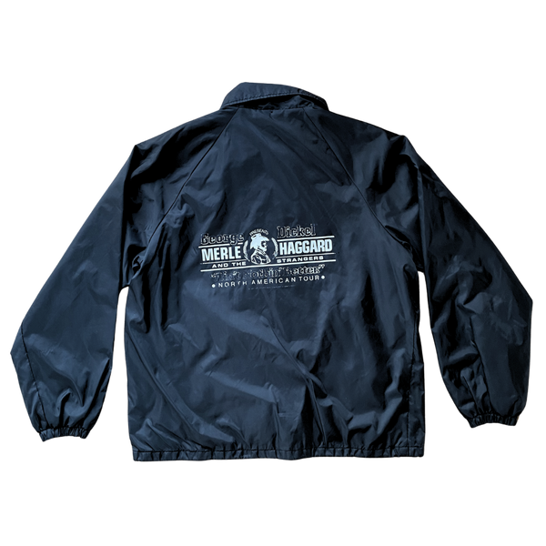 Merle Haggard 1987 Tour Jacket Size L – Vinyl Ranch