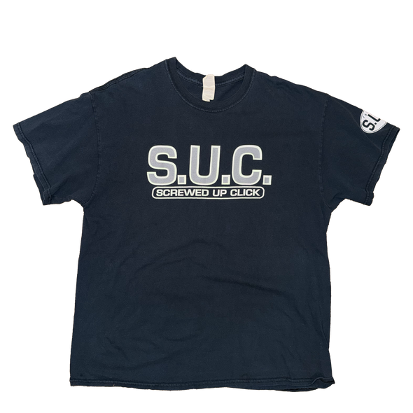 SUC DJ Screw Screwed Up Click Black Vintage Original Size XL