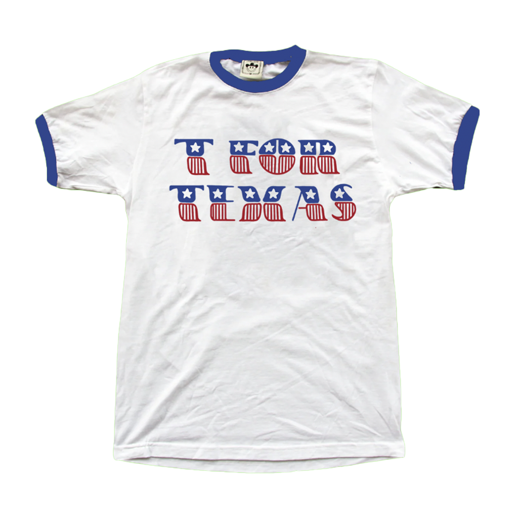 T For Texas Graphic Navy Ringer