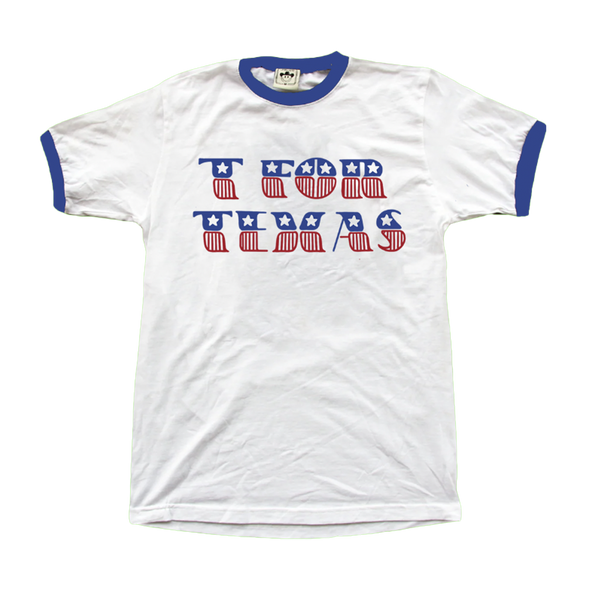 T For Texas Graphic Navy Ringer