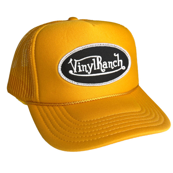Von Ranch Gold Trucker Cap – Vinyl Ranch