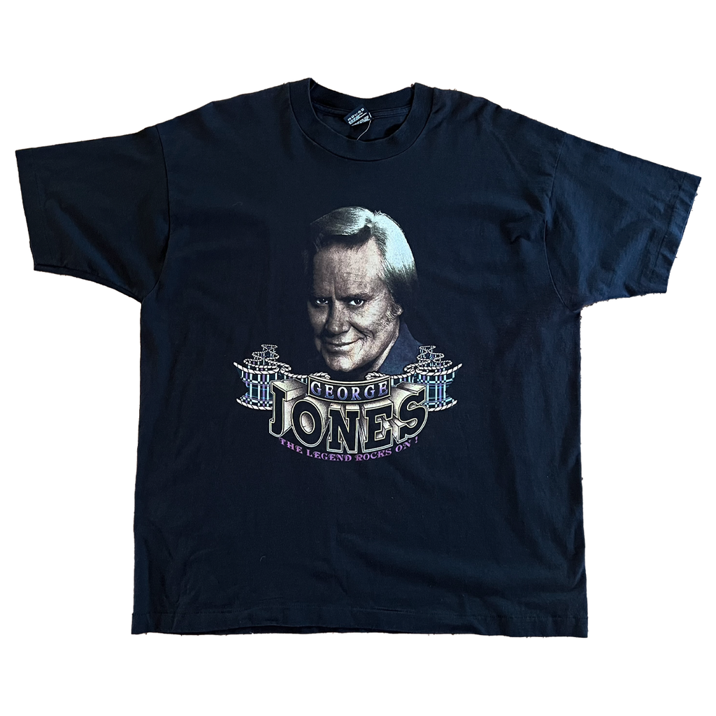 George Jones Legend Rocks On Deadstock Tee Size XXL