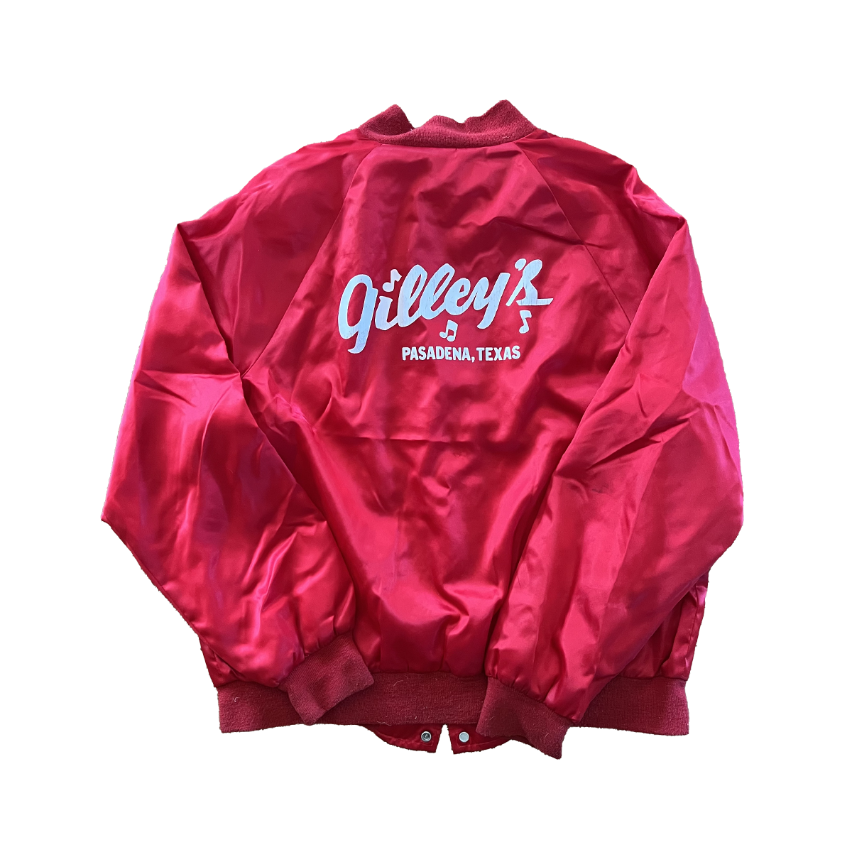 Gilley's Red Satin Jacket Size L – Vinyl Ranch