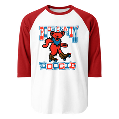 Bear Skatin' Boogie 3/4 Sleeve Raglan