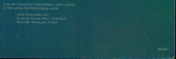 Larry Gatlin And The Gatlin Brothers Band* : Straight Ahead (LP, Album, Gat)