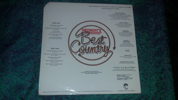 Various : Detroit's Best Country (LP)