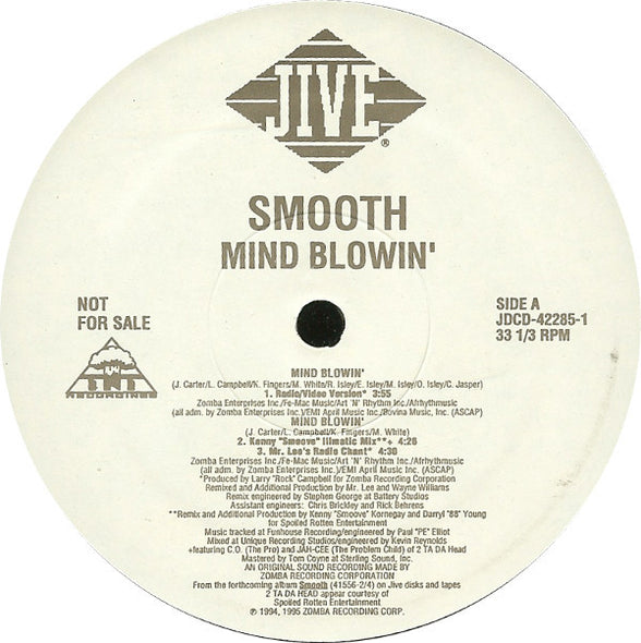 Smooth (4) : Mind Blowin' (12", Promo)