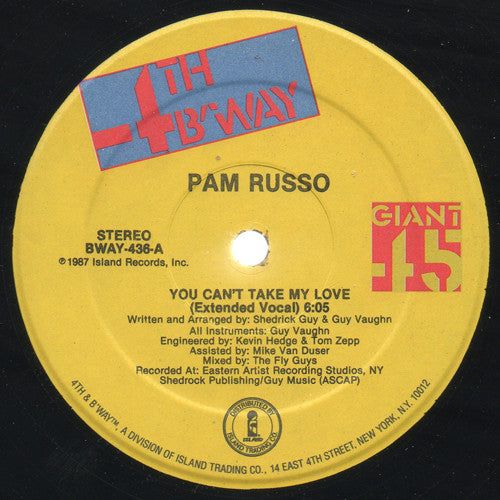 Pam Russo : You Can't Take My Love (12")
