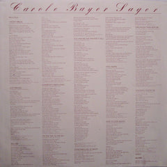 Carole Bayer Sager : Sometimes Late At Night (LP, Album)