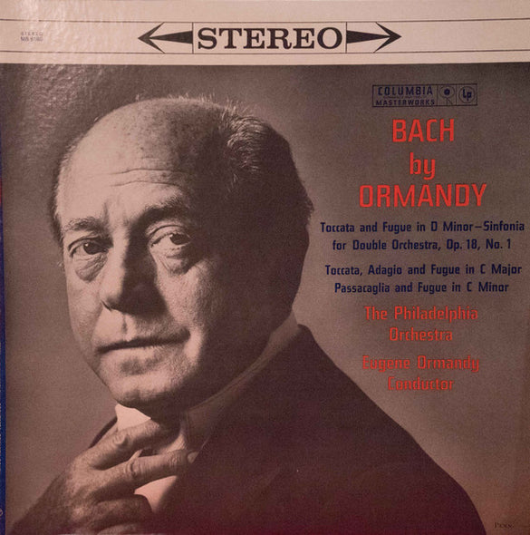 Eugene Ormandy, The Philadelphia Orchestra : Bach By Ormandy (LP, Album, RE)