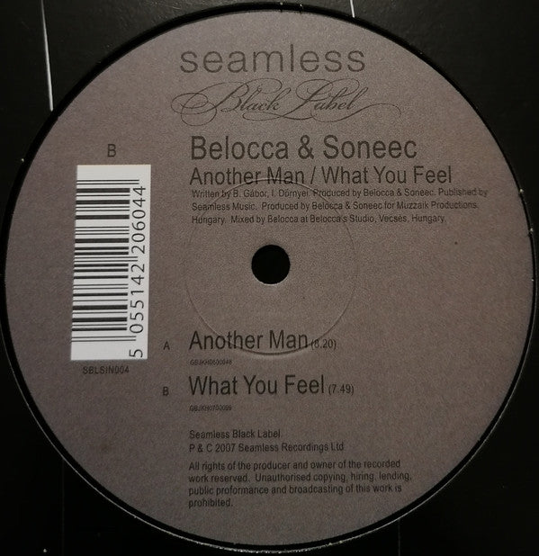 Belocca & Soneec : Another Man (12")