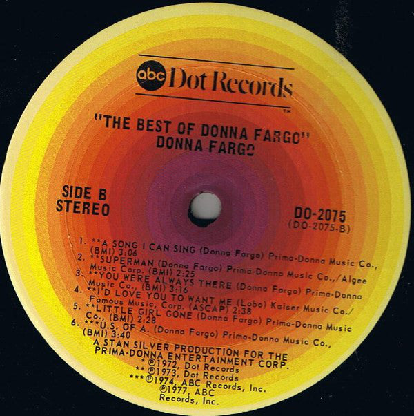 Donna Fargo : The Best Of Donna Fargo (LP, Comp)