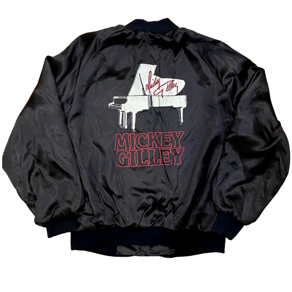 Mickey Gilley Satin Jacket Size XL