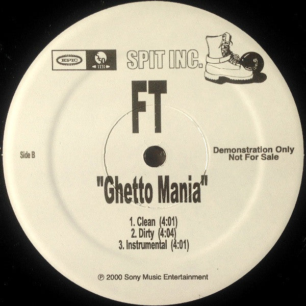 FT* : FB High / Ghetto Mania (12", Promo)