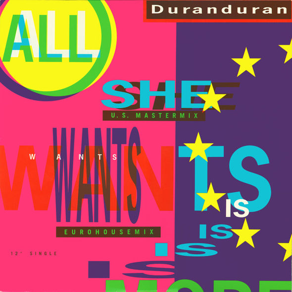 Duranduran* : All She Wants Is (12", Single)