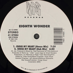 Eighth Wonder : Cross My Heart (12")