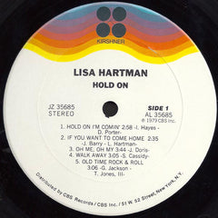 Lisa Hartman : Hold On (LP, Album)