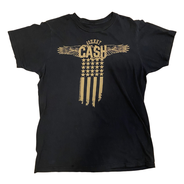 Johnny Cash American Flag Tee Size M