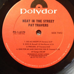 Pat Travers Band : Heat In The Street (LP, Album, Bes)