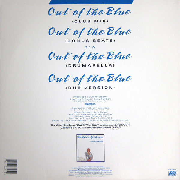 Debbie Gibson : Out Of The Blue (12", Single)