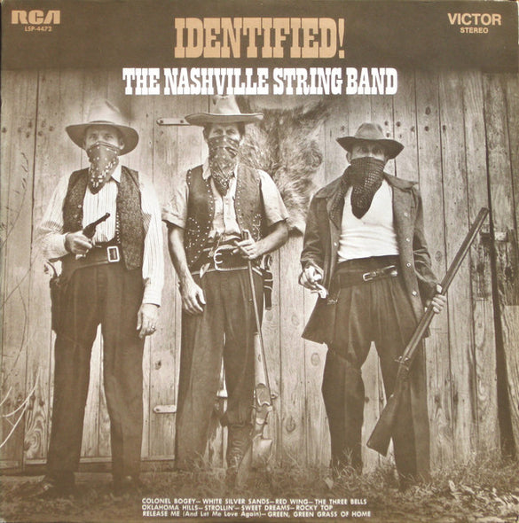 The Nashville String Band : Identified! (LP, Album)