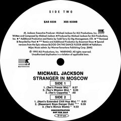 Michael Jackson : Stranger In Moscow (12", Promo, #2)