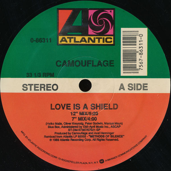 Camouflage : Love Is A Shield (12", Single)