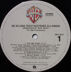Susie Allanson : We Belong Together (LP, Album)