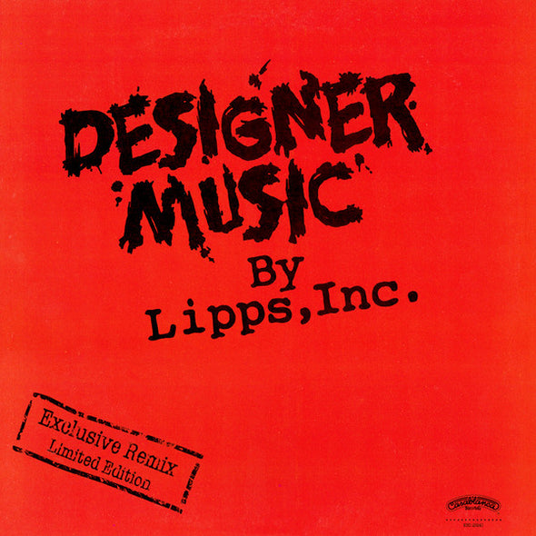 Lipps, Inc. : Designer Music (Exclusive Remix) (12", Ltd, 53)