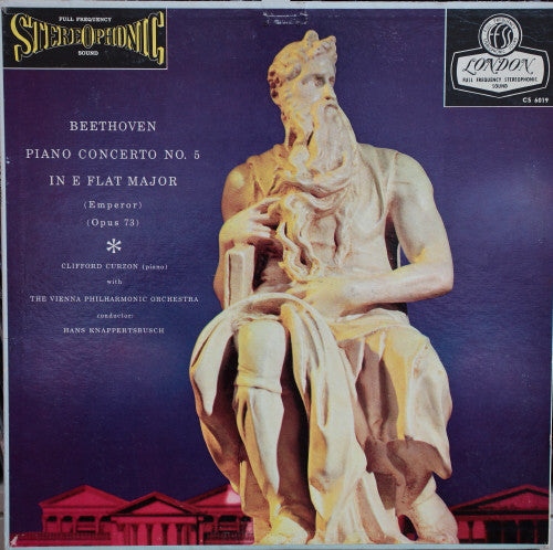 Curzon*, Beethoven*, The Vienna Philharmonic Orchestra* ∙ Hans Knappertsbusch : Piano Concerto No. 5 In E Flat Major (Emperor) (Opus 73) (LP)