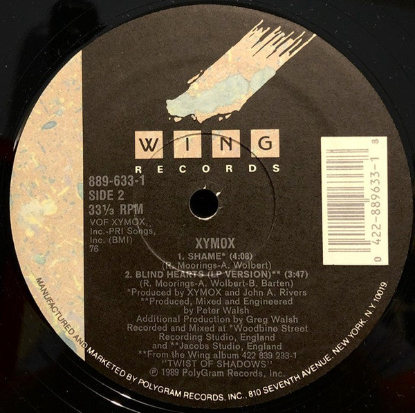 Xymox : Blind Hearts (12", Single)