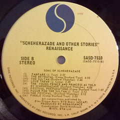 Renaissance (4) : Scheherazade And Other Stories (LP, Album)