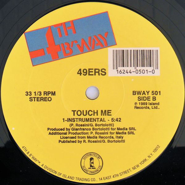 49ers : Touch Me (Sexual Version) (12")