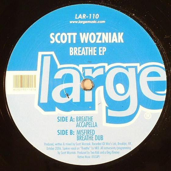 Scott Wozniak : Breathe EP (12", EP)
