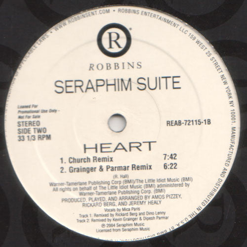 Seraphim Suite : Heart (12", Promo)