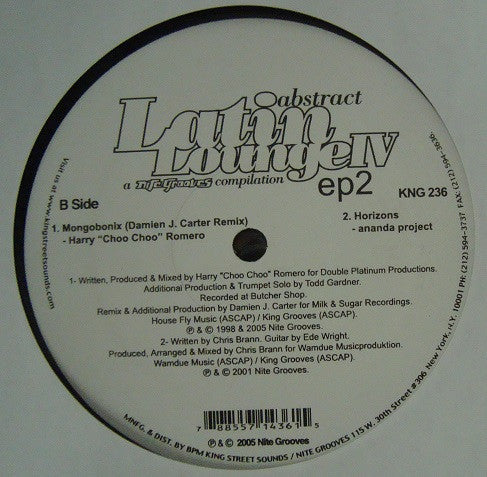 Various : Abstract Latin Lounge IV (EP 2) (12")